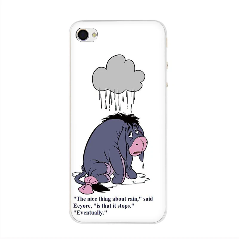 H2 Жесткий чехол для телефона Eeyore Donkey для iPhone 5 5S 5C SE 6 6s 7 8 plus X XR XS 11 Pro Max - Цвет: H2