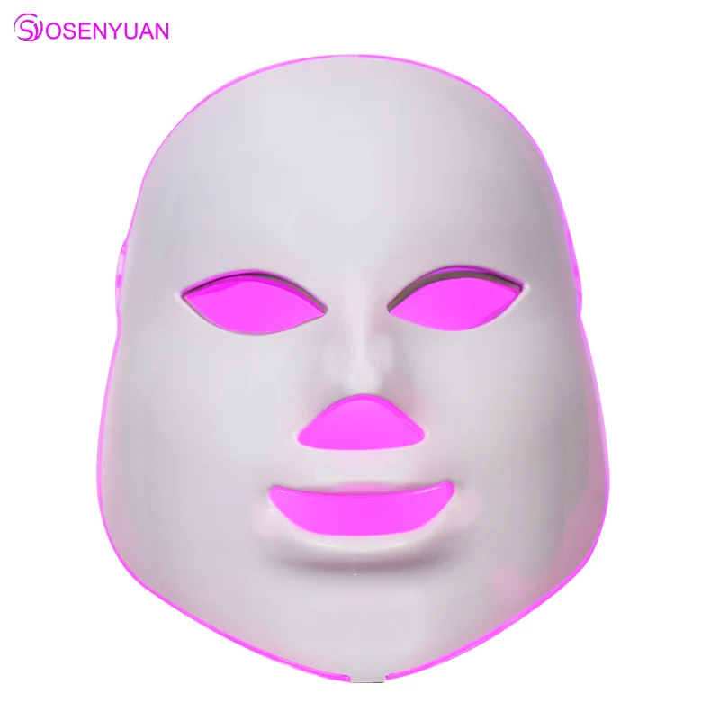 

2018 newest PDT photon led facial mask 7 colors led light therapy skin rejuvenation wrinkle removal beauty machine facial mask