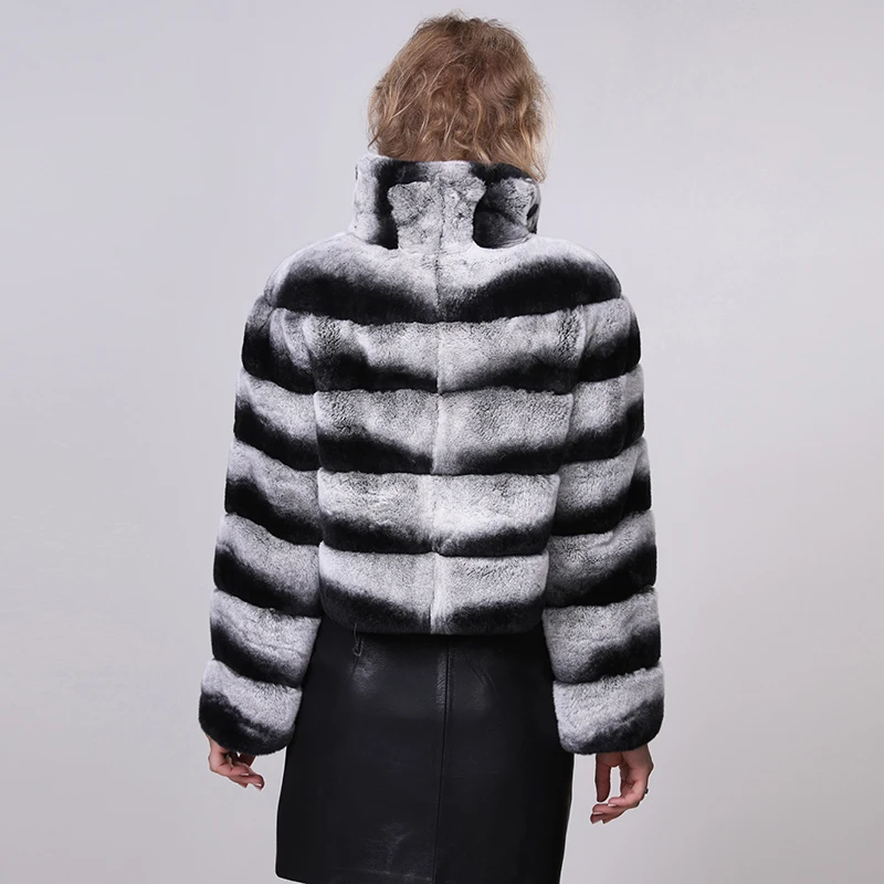 

It's really a fur coat, a natural fur, a real rabbit, a coat and a jacket