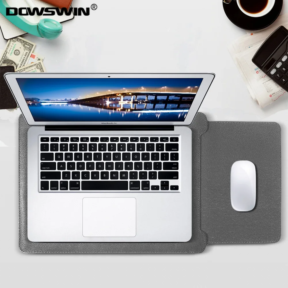 Чехол DOWSWIN для Macbook Air 13 11 Pro 15 кожаный чехол ноутбука сумка водонепроницаемый |