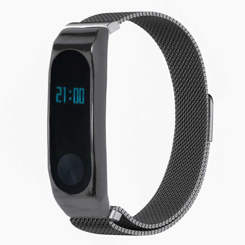 Mi lanese браслет-петля для xiaomi mi band 2 ремешок из нержавеющей стали металлический браслет для xiaomi mi band 2 сменный Браслет