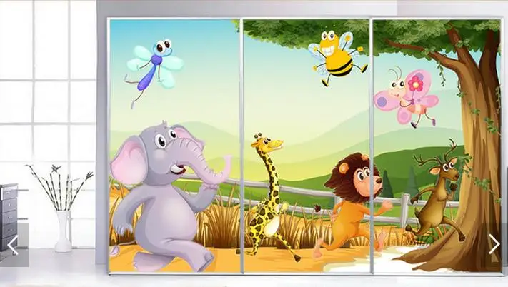 Пользовательские 3d фото обои для детской комнаты Фреска мультяшная с