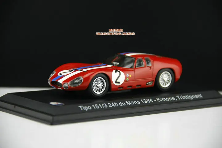 Leo 1:43 Tipp 151/3 24 h du Mans 1964 сплав модель автомобиля литая под давлением металлические игрушки подарок на день рождения для детей мальчиков
