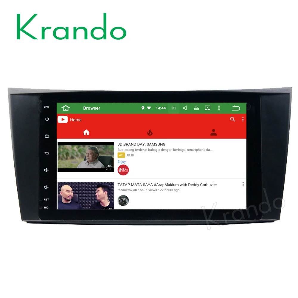 Автомагнитола Krando мультимедийная система на Android 8 1 дюймов full touch gps навигация для