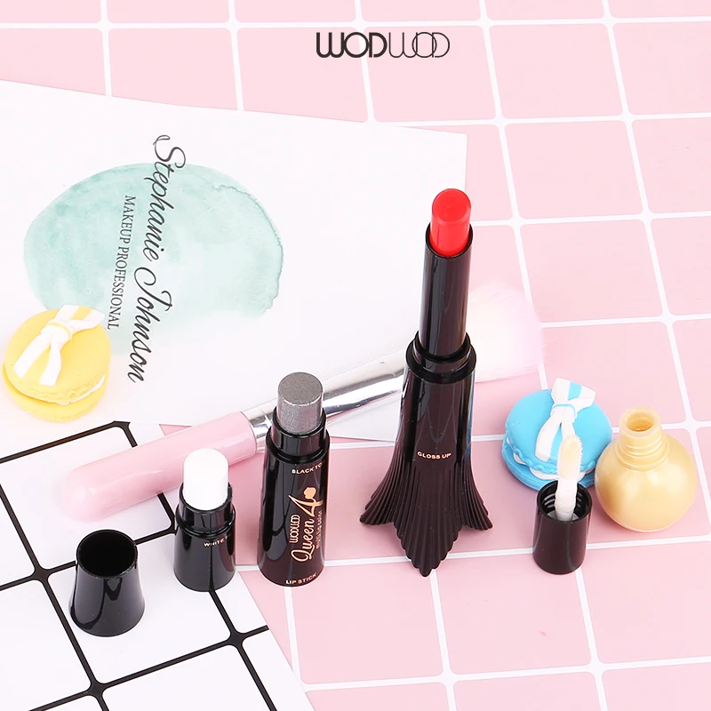 Wodwod 4 цвета в 1 Magic Губная помада матовая увлажняющий Водонепроницаемый 3 губ палку