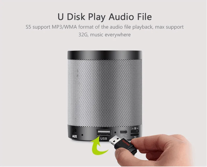 ZEALOT S5 Portable Bluetooth Speaker Column Wireless Subwoofer Super Bass Stereo USB TF Card Play With Microphone | Электроника