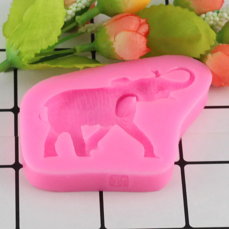 Sugarcraft животных слон силиконовые формы помадка формы торт декоративное устройство для шоколада Gumpaste форма формы