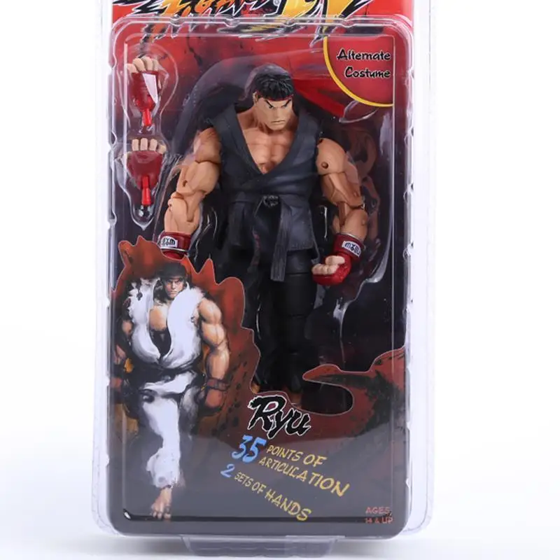 NECA игра персонаж выживания модель Кен Рю Жевательная фигурка игрушка " 18 см - Цвет: 1