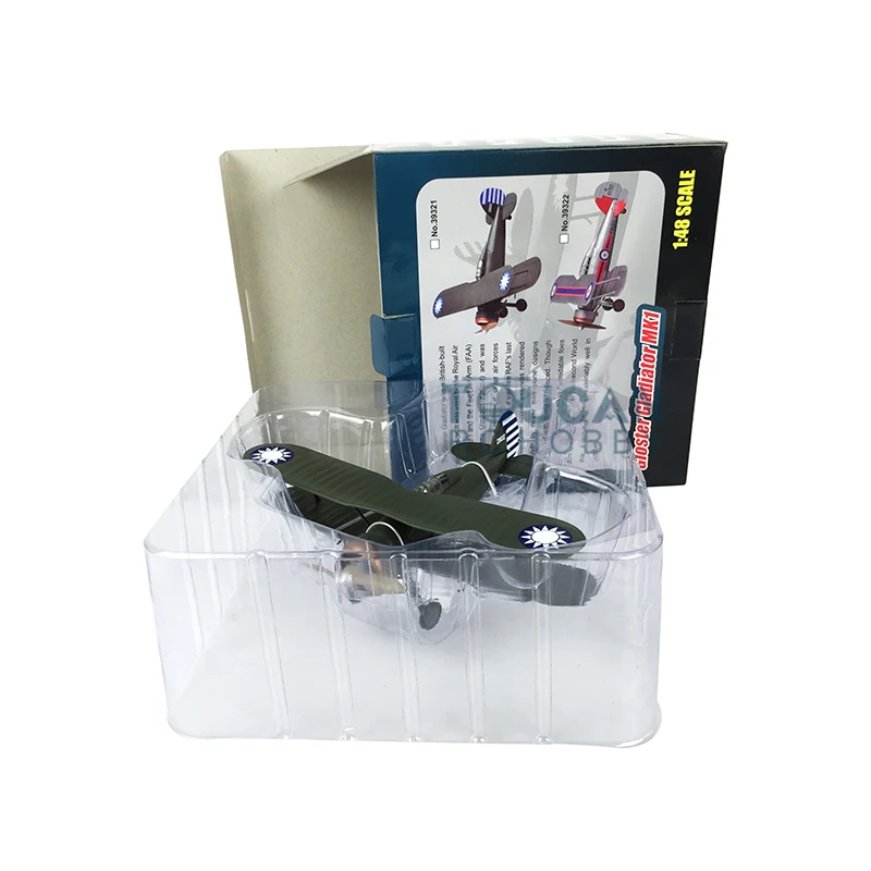 Easy Model 39321 1/48 зеленый Глостер в гладиаторском стиле MK1 истребитель готовой Jet