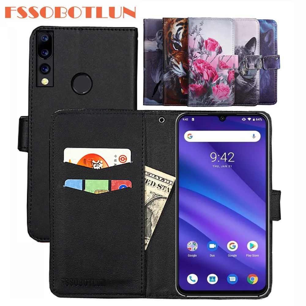Чехол-книжка FSSOBOTLUN 9 цветов для UMIDIGI A5 Pro чехол из искусственной кожи в стиле ретро