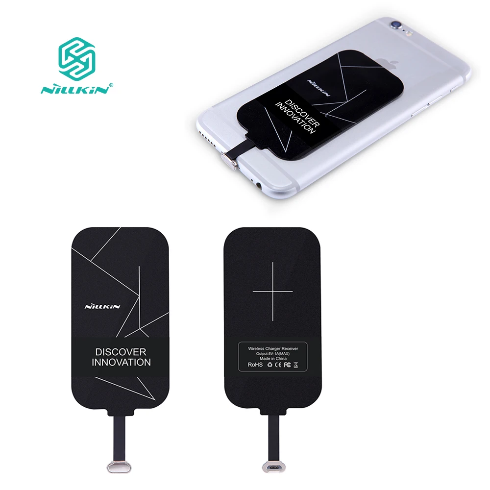 Волшебные бирки NILLKIN QI беспроводной зарядный приемник Micro USB / Type C для iPhone 5S SE 6 S 7 Plus