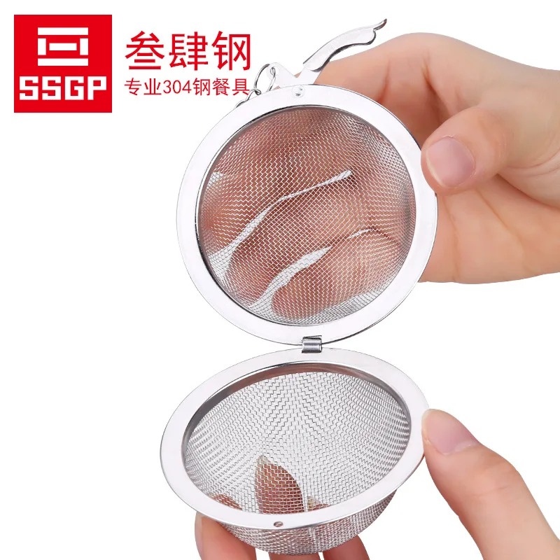 Ситечко для чая галогенный фильтр SUS 304 нержавеющая сталь многоразовый сетчатый