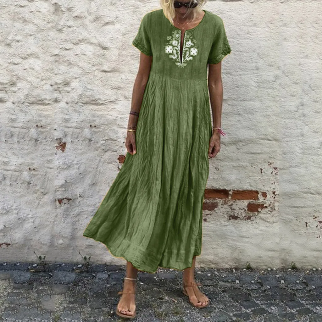 Женское платье с цветочным кружевом винтажное макси размера плюс коротким