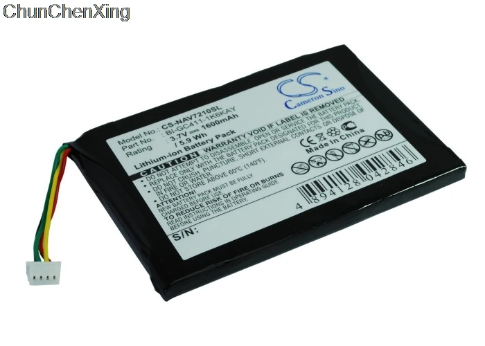 Камерон Sino 1600mAh BI-GC411-1K6KAY батареи для Navigon 7210 7310 | Электроника