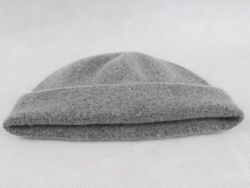 Модные зимние шляпы для женщин шерсть Skullies шляпа дамские шапочки Повседневная теплая вязаная шапка