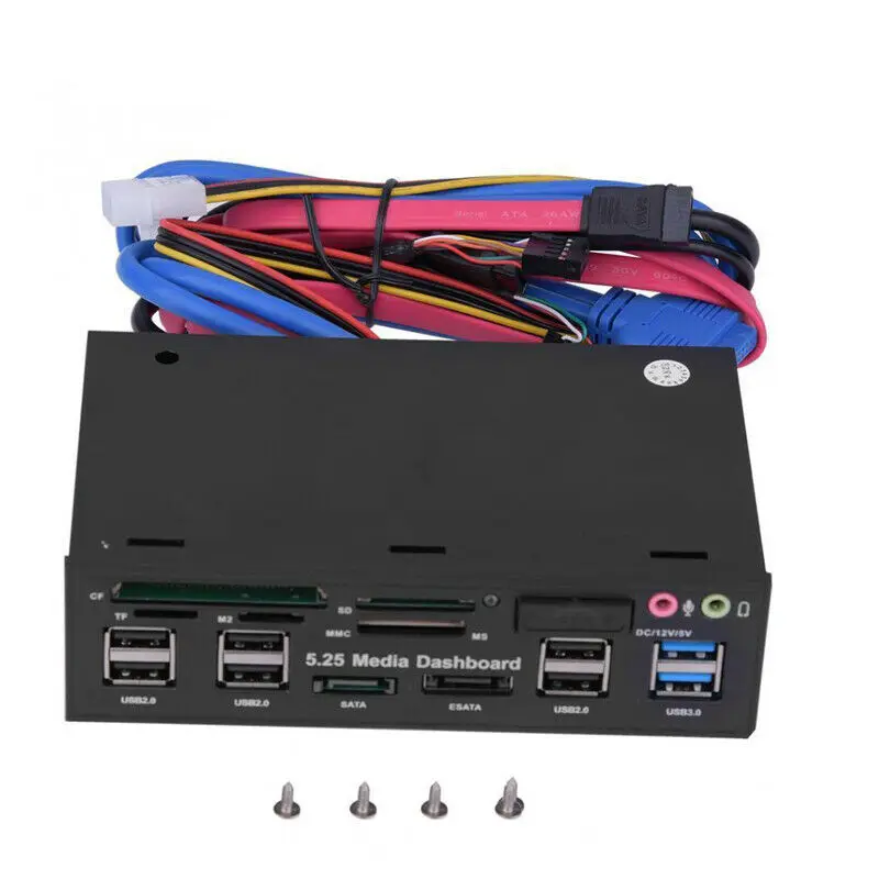 Устройство для чтения внутренних карт USB 3 0 e-SATA порт 5 25 дюйма медиа-панель