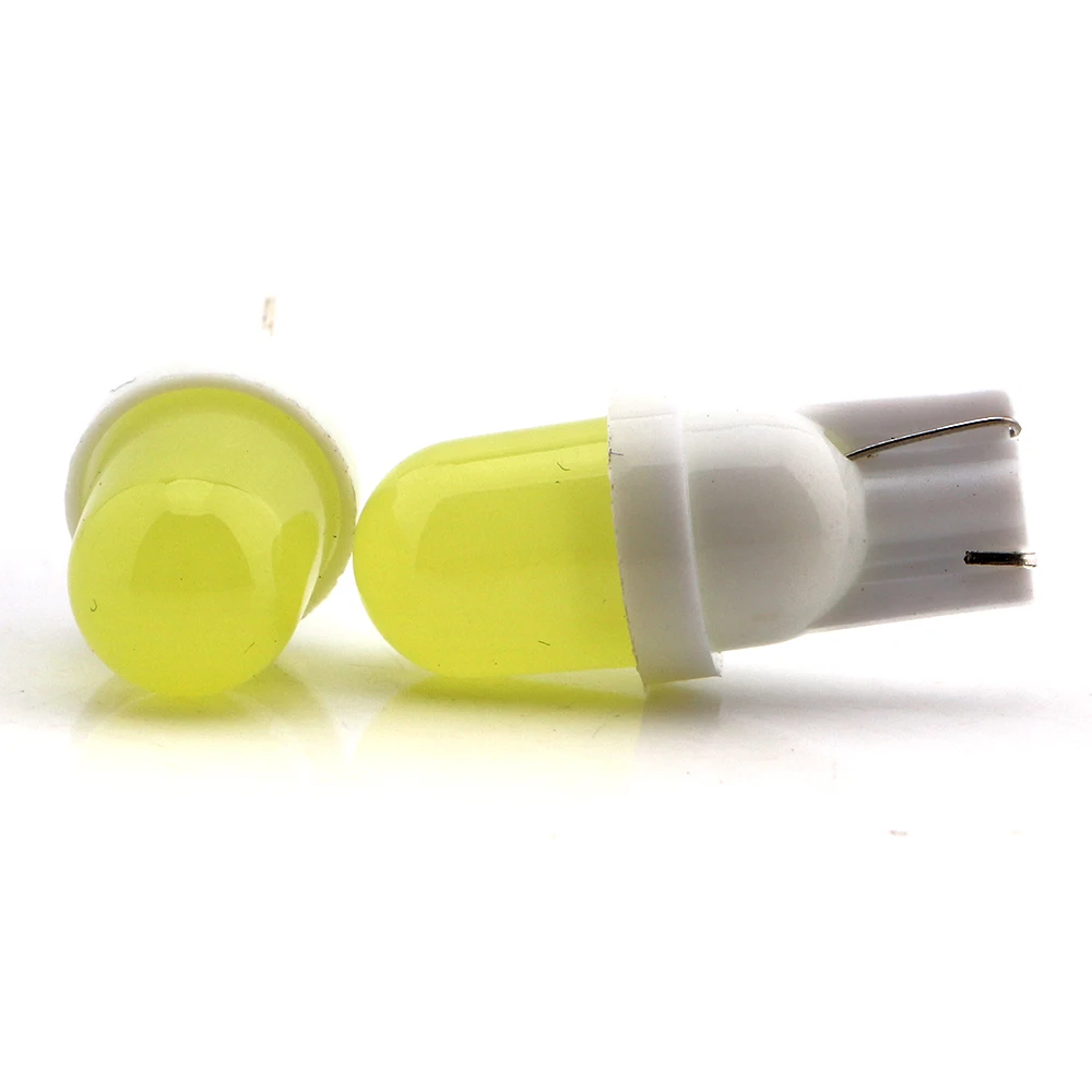 YM E Bright 10 50 100шт 12В T10 COB 1 SMD СВЕТОДИОДНЫЙ 194 168 W5W Приборная панель автомобиля