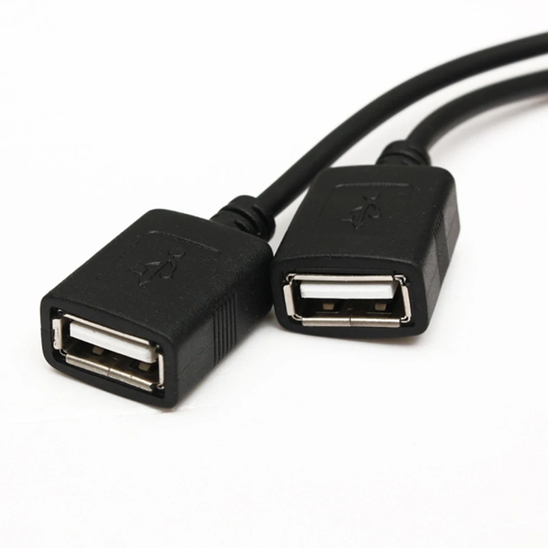 Новый адаптер питания 12 В в 5 с двойным USB конвертер кабель разъем автомобильное