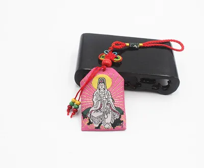 goddess 1 шт. Omamori Фортуна безопасность богатых хороший свадебный телефон кулон Бодхидхарма ключница семья ребенок подарок - Цвет: goddess