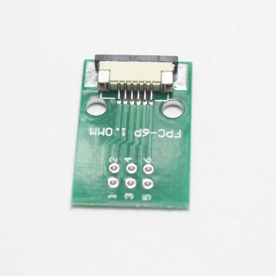 1 шт. 6P FPC Адаптерная пластина 0 мм Шаг 6Pin Вниз Тип выдвижной штекер до 2 45 плоский