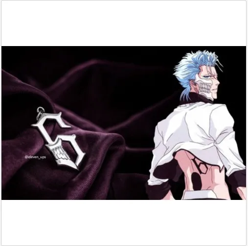 Серебряное ожерелье подвеска с отбеливающим лезвием Grimmjow jeagerjachi для косплея |