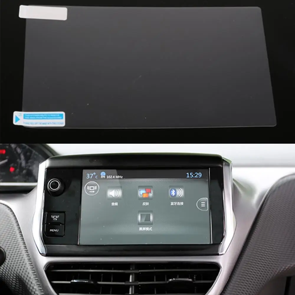 Автомобильная пленка для экрана GPS навигатора Peugeot 3008 408 508 Citroen C4 C3 C5 DVD Защитная с