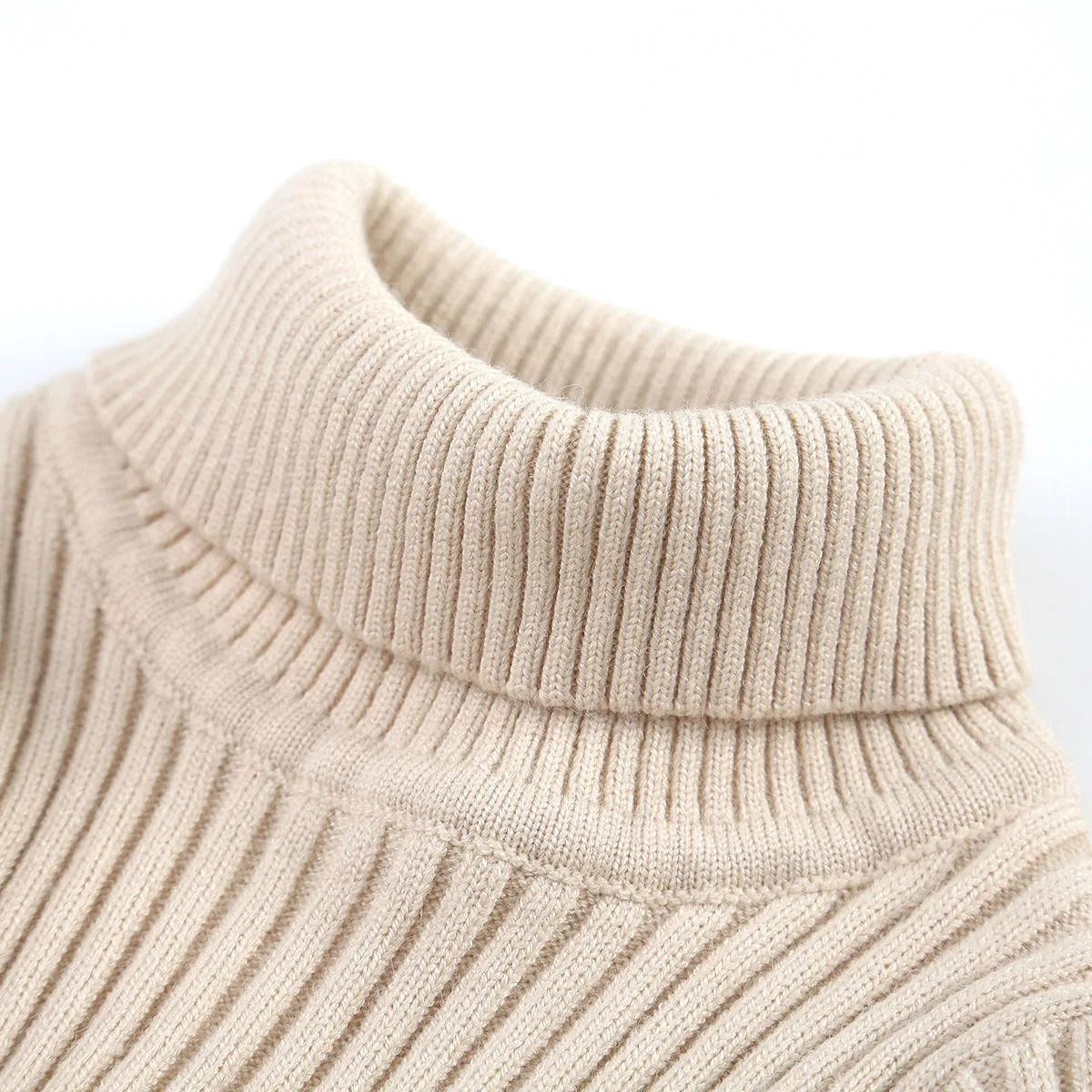Baby Winter Sweaters Basic Knitted Pullovers Kids Girls 1-3 Years old Children 2019 Warm Turtleneck Knitting Tops | Детская одежда и
