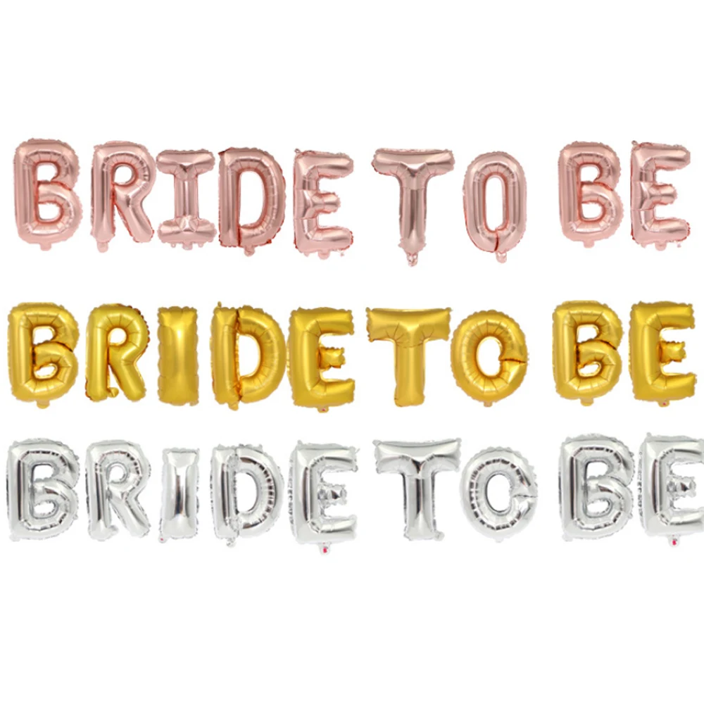 Воздушные шары из фольги с надписью Bride To Be 16 дюймов|Воздушные и аксессуары| |