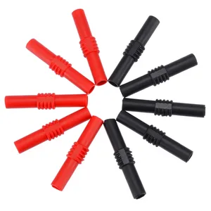 10 шт. 4 мм разъем типа банан адаптер Мама-мама соединитель изолированные разъемы типа банан