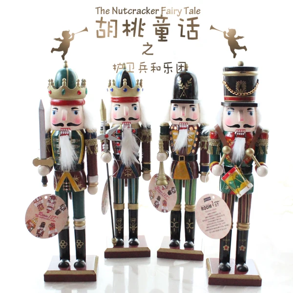 

Special offer a 30cm Nutcracker Christmas ornaments Home Furnishing puppet soldiers Zakka