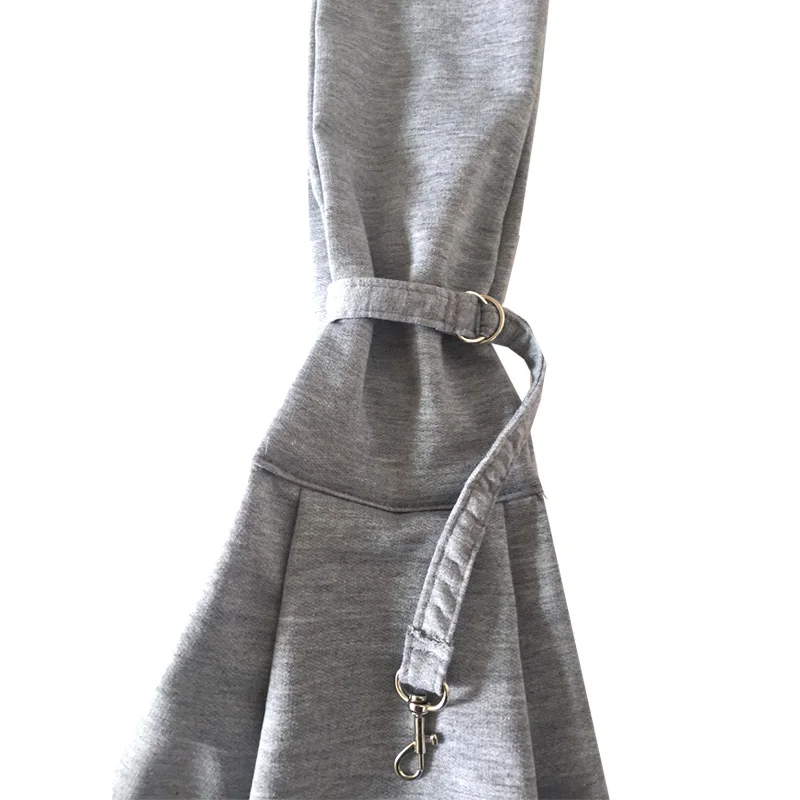 Регулируемый ремень хлопок серый слинг для собак кошек сумка переноска