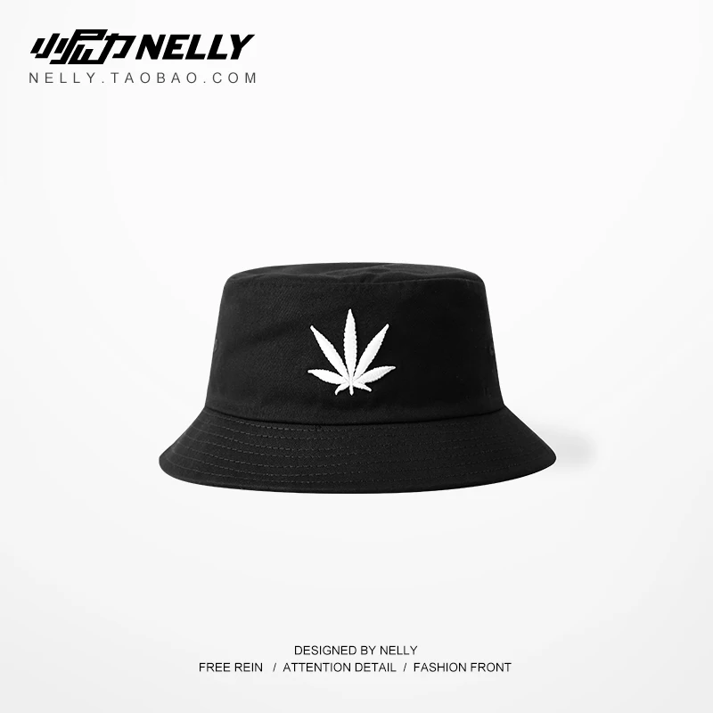 NELLY 2019 Лето конопляная вышивка хип хоп Рыбацкая шляпа Повседневная Панама