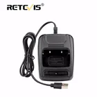 USB зарядное устройство для литий-ионных аккумуляторов, 5 В, 1 А для Baofeng, радио, рации, рации, J9104E, 888S, Retevis, H777, для рации на ветчине, с разъемом USB, J9104E