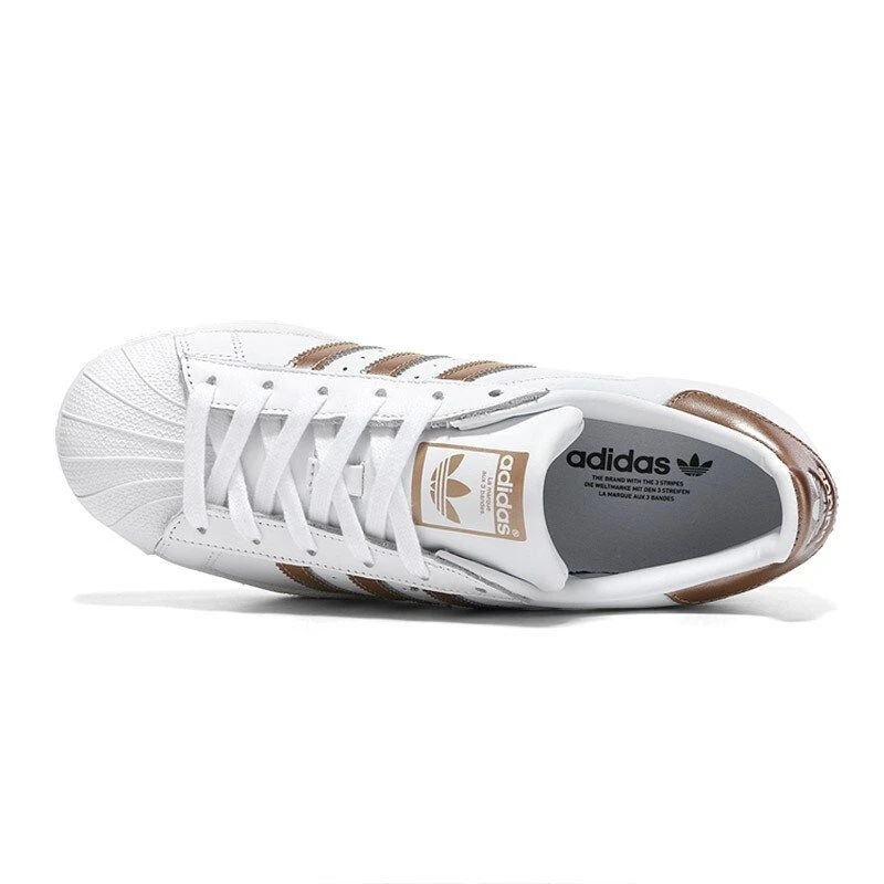 Новинка оригинальные женские кроссовки для скейтбординга Adidas Originals SUPERSTAR W | Спорт
