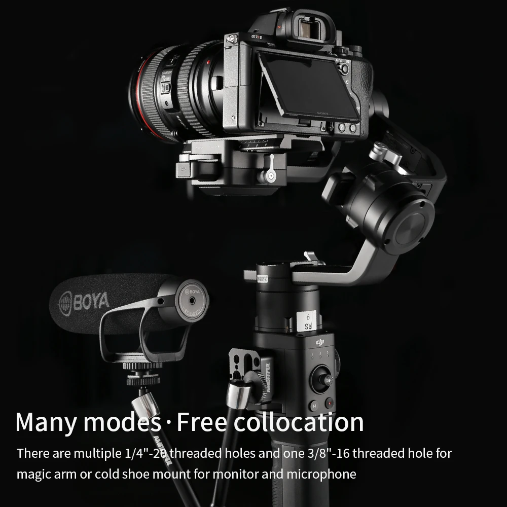 Монтажная пластина AMBITFUL для камеры с резьбовыми отверстиями 1/4 крепление ручки