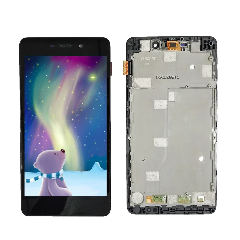 Для Wiko Pulp Fab 4G ЖК-дисплей + сенсорный экран в сборе замена для телефона с рамкой |