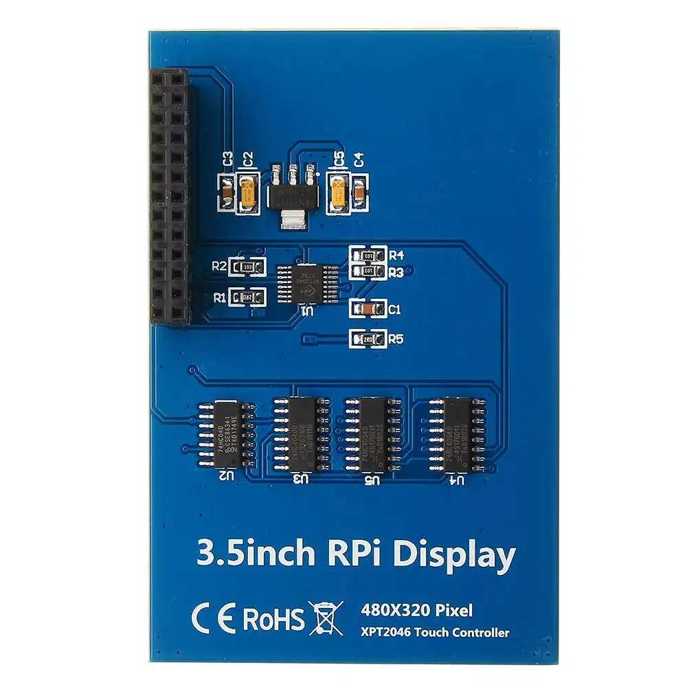 3,5 ''TFT lcd сенсорный экран модуль+ чехол RGB дисплей для Raspberry Pi 3