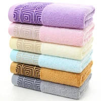 high quality soft bamboo fiber face towel for adults bathroom super absorbent shower 34x74cm towel