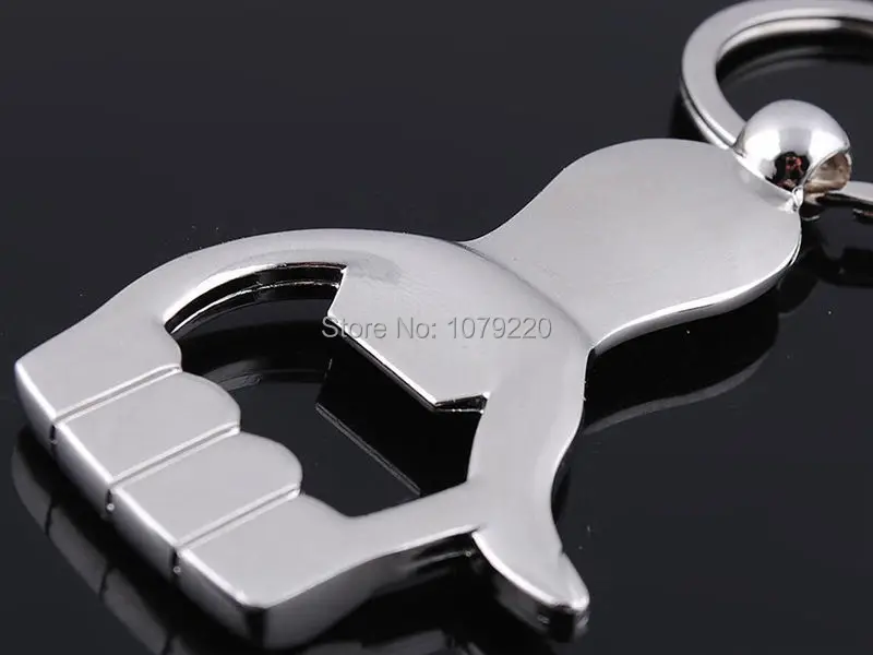 Новый креативный Забавный ручной открывалка для пивных бутылок брелок ключей