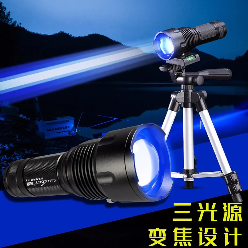 Tank007 F3 1000lm CREE XL-L2 увеличить светодиодная вспышка светильник с тремя источник