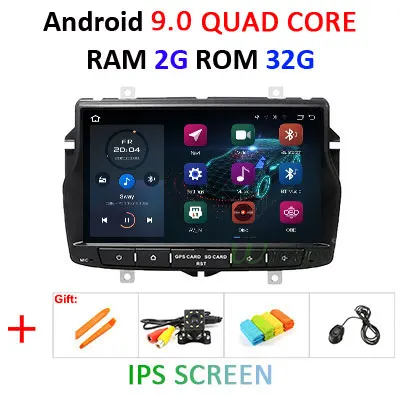 DSP ips Android 9,0 4G ram 64G Автомобильный gps для Lada Vesta- Радио Стерео навигация Аудио мультимедиа без dvd плеера - Цвет: 9.0 2G 32G IPS