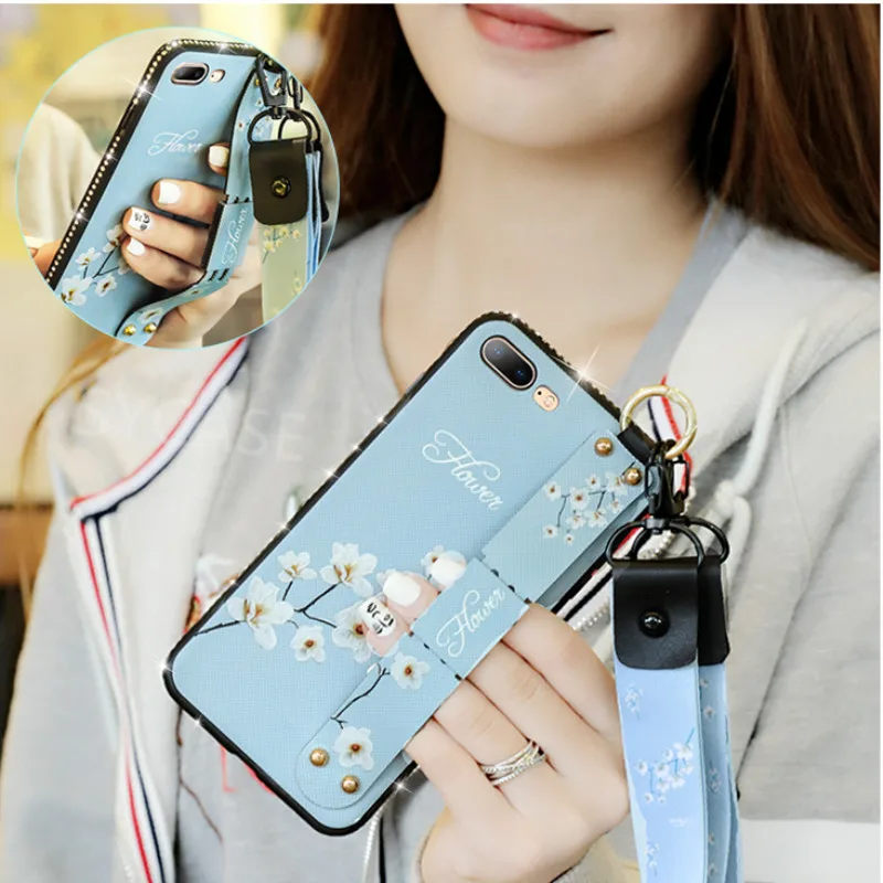 Sycase в ретро стиле наручный браслет с цветами ч для BBK VIVO V11 V11Pro V11i Z1 я Z3i чехол из ТПУ