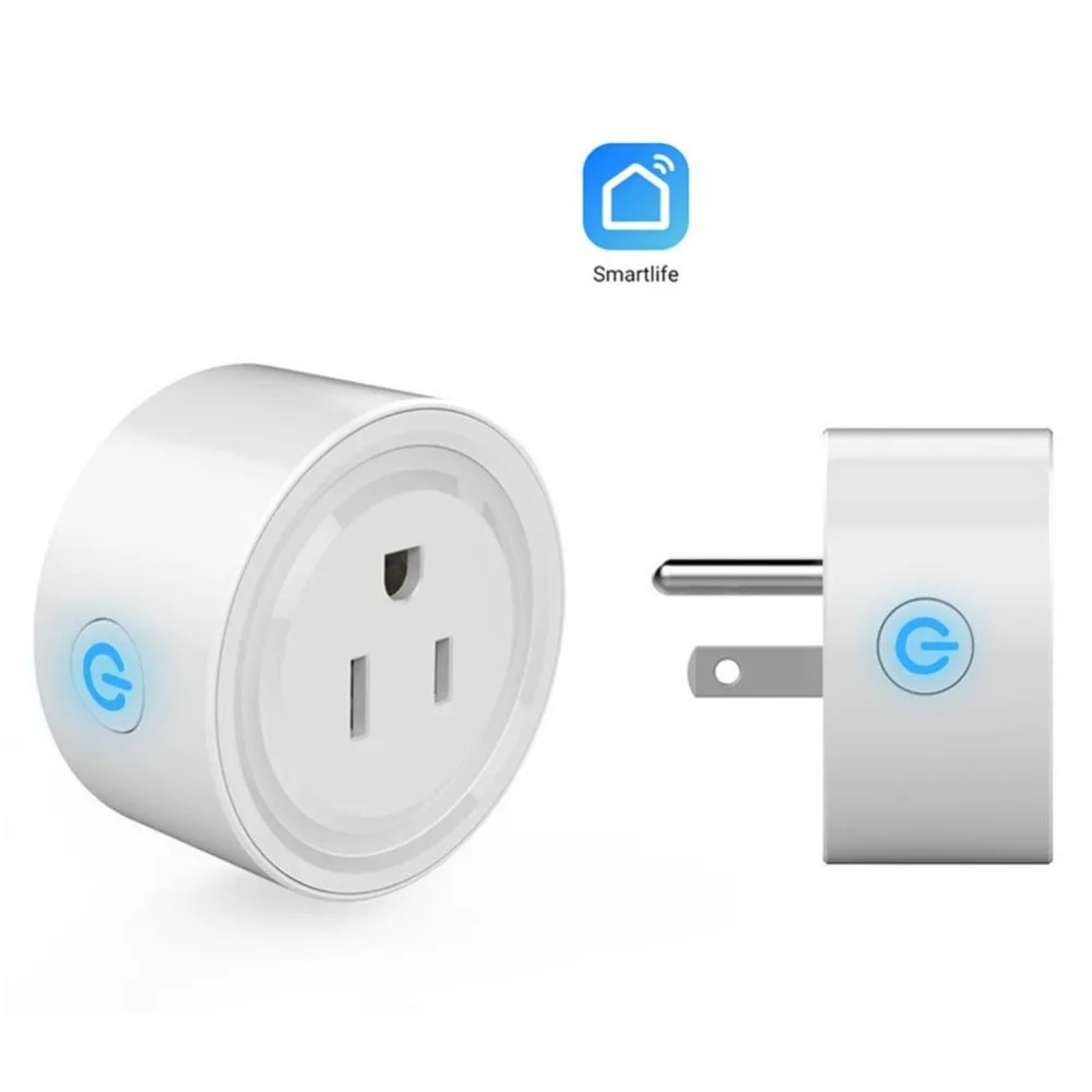 Mini WiFi Smart Remote Control Switch Power Socket Timing Outlet Home Voice Compatible US Plug hot | Электроника