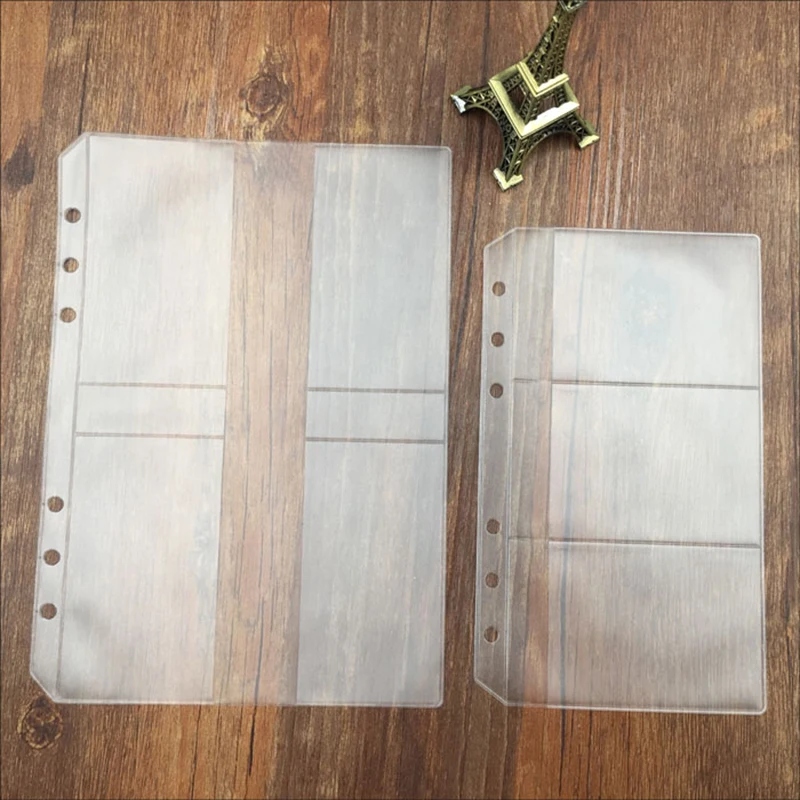 A5/A6/A7/B5 PVC Binder Folder Holder Zipper Low Profile Style Spiral Plan Bag Storage File Card Pack 20 Pcs | Дом и сад
