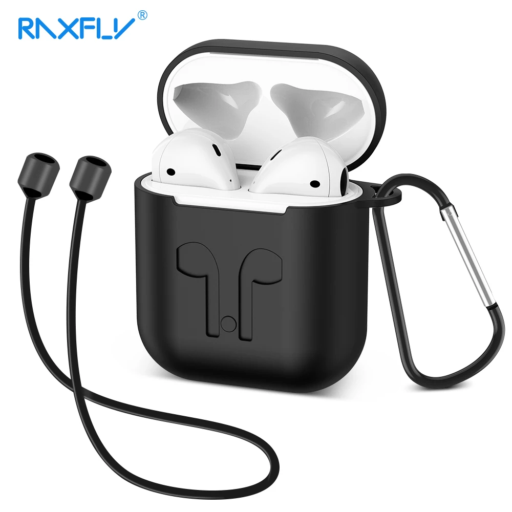 Чехол для наушников RAXFLY Apple AirPods защитный чехол AirPod аксессуары силиконовый