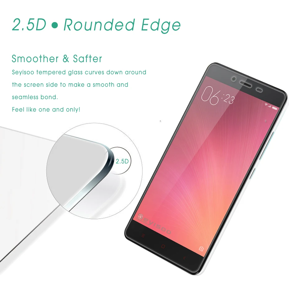 [2 Упак.] 100% Оригинальная защитная пленка из закаленного стекла для Xiaomi Redmi Note 2 Note2