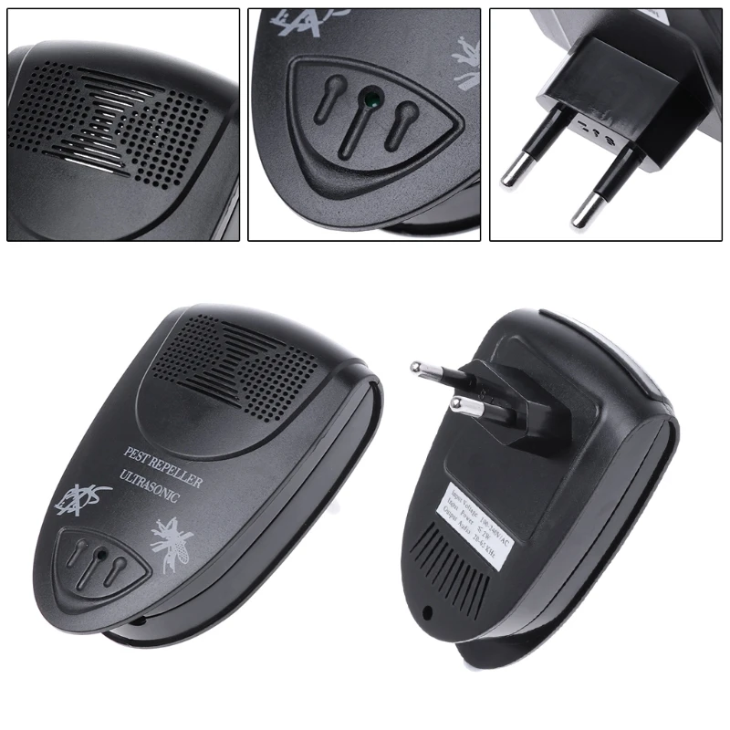 

Ultrasonic Pest Repeller Control EU Plug Ultrasonic Repeller Mosquito Electronic