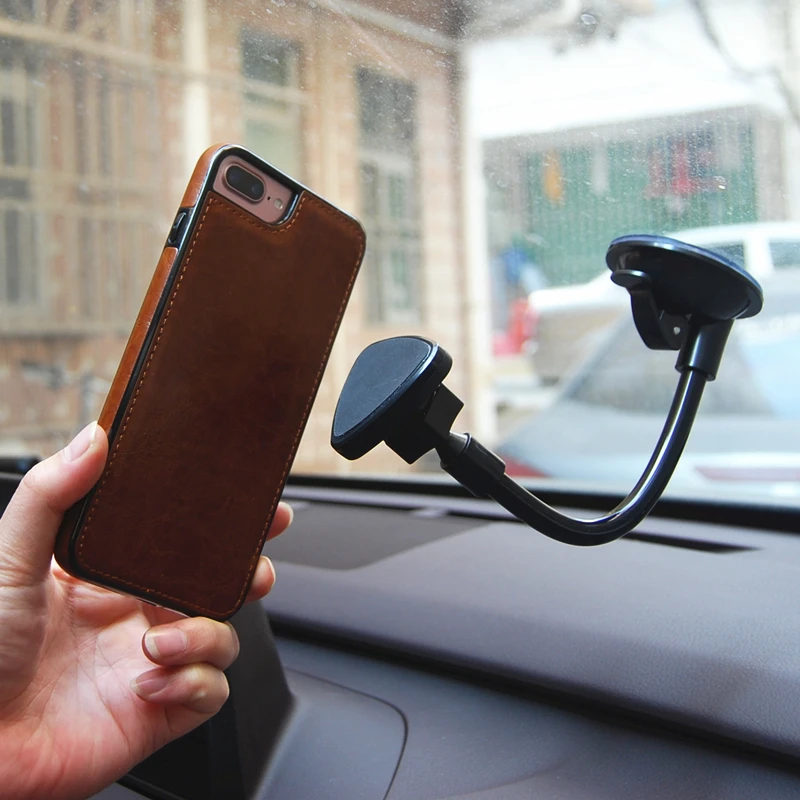 Автомобильный держатель с гибкой трубкой магнитная Автомобильная Подставка для