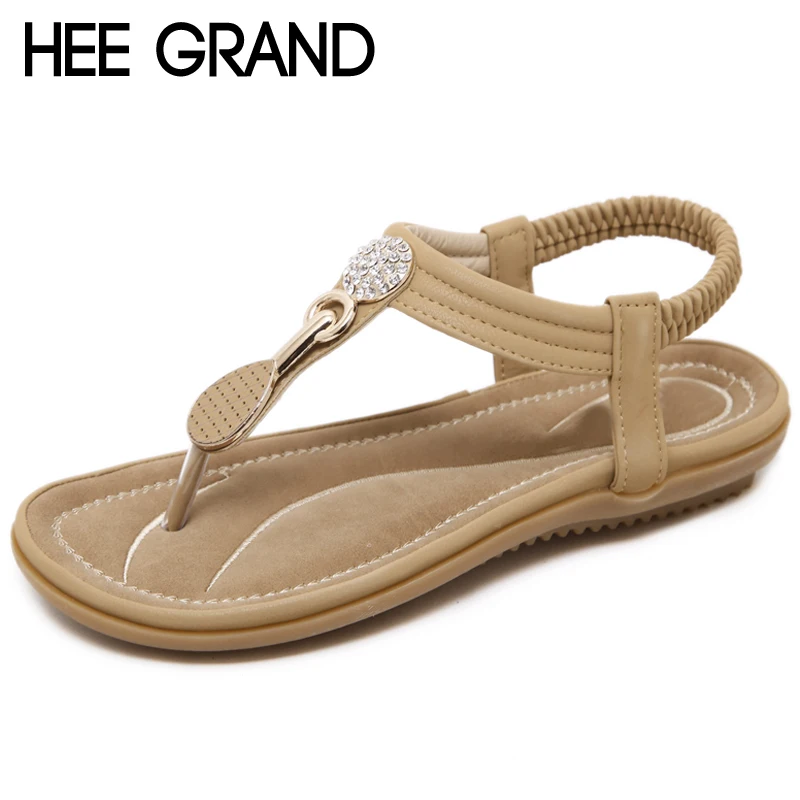 HEE GRAND/летние сандалии гладиаторы Новинка 2018 года вьетнамки на платформе