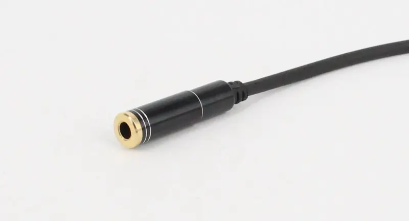 Новый двойной 3 5 мм разъем для наушников аудио плоский сплиттер кабелей микрофон